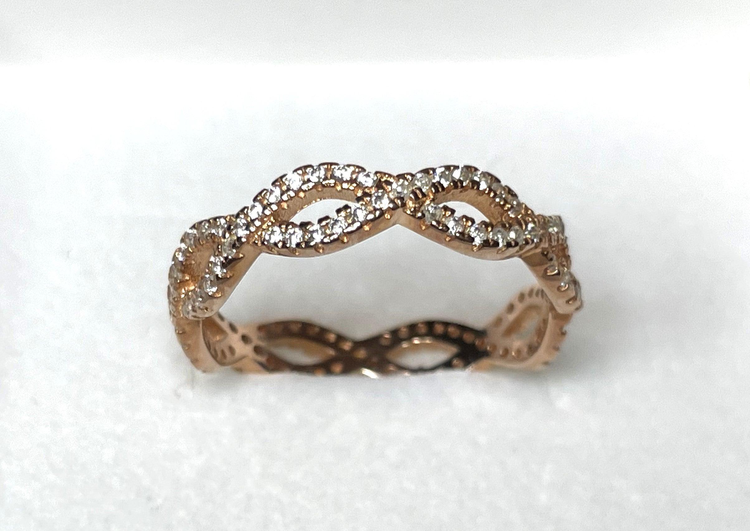 Handmade Largentolab Solid Gold Infinity ring, mobius jewelry India | Ubuy